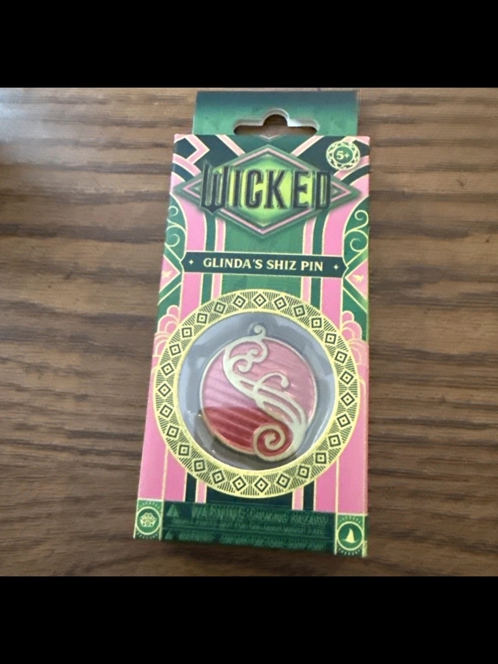 Wicked The Musical Glinda’s Shiz Pin Official Merchandise
